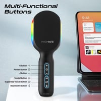 متعة لا حدود لها مع ميكروفون بلوتوث كاريوكي المبتك...