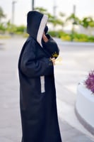 فروة شتوية جوخ اسود