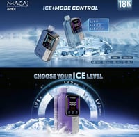 مزاج ايبكس 18000 سحبة MAZAJ Apex 18000 PUFFS 20mg