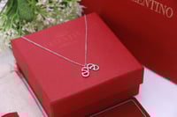 سلسال VALENTINO فضي بعلامه