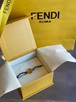 اسواره FENDl خيط اسود ذهبي