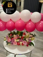 استاند ورد مع بالونات