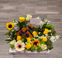 تنسيق اكريلك مع ورد مكس