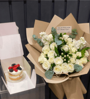 بوكيه White Grace Duo