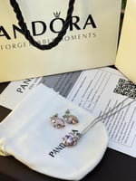 سلسال PANDORA قلب بتصميم كرستال