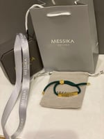 اسواره Miska خيط اخضر ذهبي