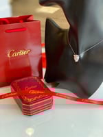 سلسال Cartier فضي رسمه نمر
