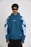 Blue and sky blue hoodie