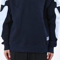 Navy and sky blue hoodie