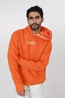 Unisex orange hoodie
