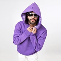Unisex purple hoodie