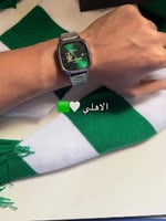 ساعه كاسيو بتصميم شعار الاهلي