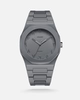 ساعة كاربون بلون أسود أرقام عربي