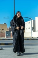 فروه شتوية كحلي / اسود