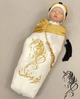 كوفلة أطفال بالاسم بتصميم انيق و مريح لطفلك