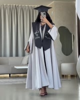 عبايه تخرج بالاسم وتاريخ