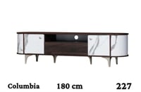 طاولة تلفزيون مع رفوف الطول 180 يتحمل 75 بوصة