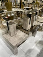 طقم طاولات 5 قطع بديل الرخام تفصيل