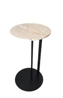 طاوله تقديم مفرد رخام ترافينت