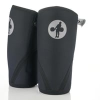 hookgrip Black Neoprene Knee Sleeves 7mm 3.0 (pair...