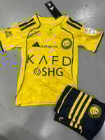 طقم نادي النصر الاساسي الجديد 2026ولادي