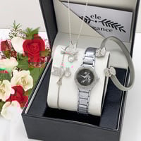 ساعه نسائي استال استيل