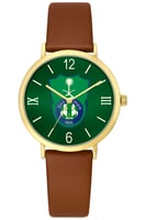 ساعة نسائية أنيقة – حزام جلد