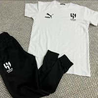 طقم الهلال تيشيرت مع سروال طويل