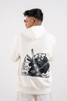 هودي ابيض بتصميم شخصية رورونوا زورو