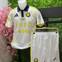 طقم نادي النصر السعودي الابيض الجديد 2026