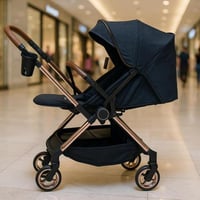 عربة أطفال جهتين من المواليد حتى 4 سنوات