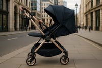 عربة أطفال جهتين من المواليد حتى 4 سنوات