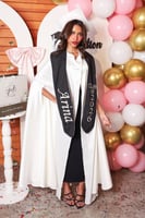 طقم عباية أرينا ابيض