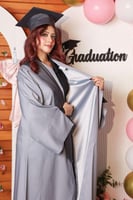 طقم عباية أرينا رمادي