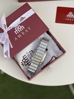 ساعه رجاليه فضي -كحلي