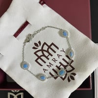 سواره نسائيه فضي بسماوي