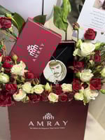 تنسيق الفلنتاين تعليقة سياره وورد للرياض فقط