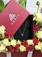 هدية الفلنتاين سلسال قلب للرياض فقط