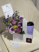 كوب بالاسم وورد