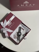 ساعه نسائيه فضي بأرقام اللاتينيه