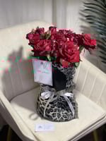 بوكيه شال نسائي وورد -للرياض فقط