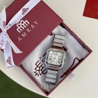 ساعه رجاليه فضي