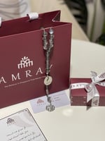 سبحه رمادي مموج مع صوره