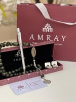 بكج فخم سبحه وقلم وكبك بالاسم