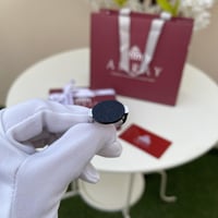 خاتم ملكي المجره كحلي فضه