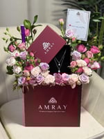 هدية الفلنتاين سلسال انيق وورد للرياض فقط