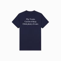Sporty&rich tennis t-shirt -navy