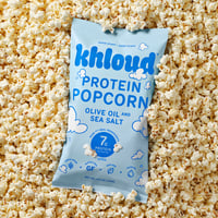 Khloud olive oil and sea salt protein popcorn
