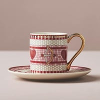 Tile espresso cup & saucer
