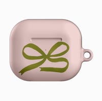 Green ribbon AirPod case